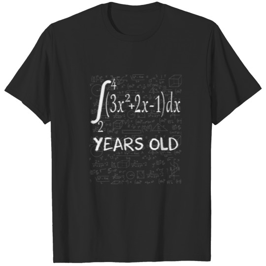 66Th Birthday 66 Years Old Math Geek Integral Calc T-shirt