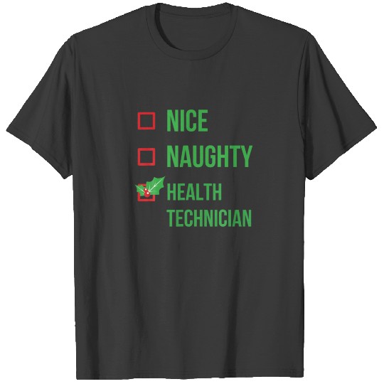 Discover Health Technician Funny Pajama Christmas Gift T-shirt