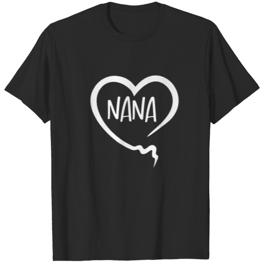 Discover Valentines Day Nana Matching Mothers Day Grandma L T-shirt