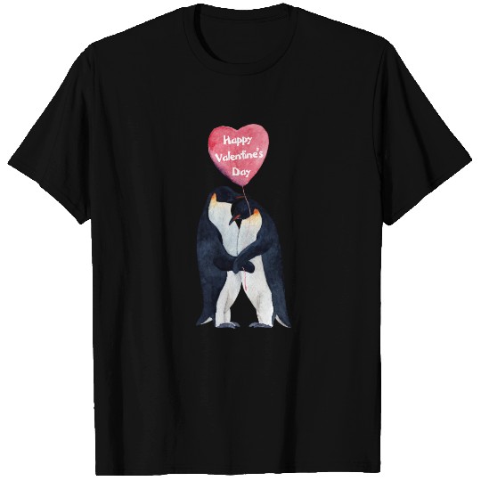 Couple Emperor Penguins Valentine’s Day  Sweat T-shirt