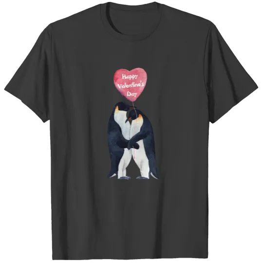 Couple Emperor Penguins Valentine’s Day  Sweat T-shirt