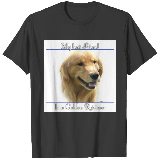Golden Retriever Best Friend 2 T-shirt