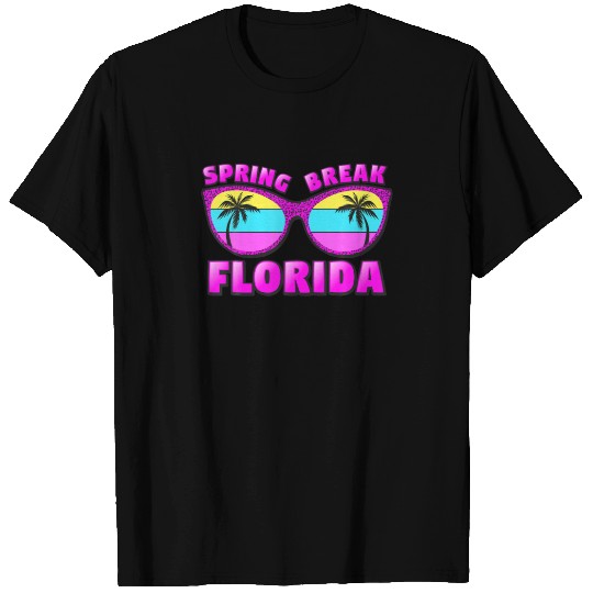 Spring Break Florida Family Matching Girl Cool Ret T-shirt