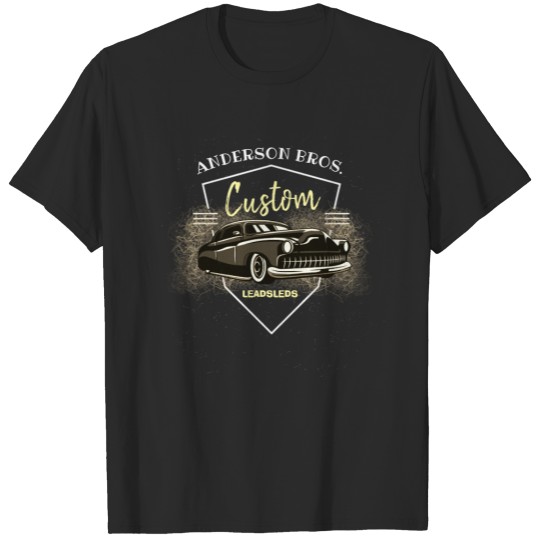 Discover Any Name Custom Lead Sleds Grey Vintage Low Car T-shirt