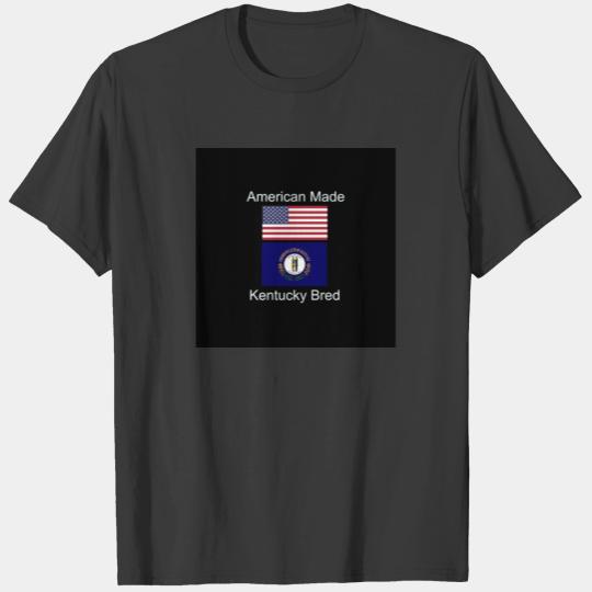 "American Born..Kentucky Bred" Flag Design T-shirt
