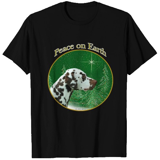 Dalmatian (liver) Peace T-shirt