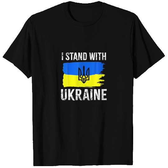 I Stand With Ukraine Pray For Ukraine Support Ukra T-shirt