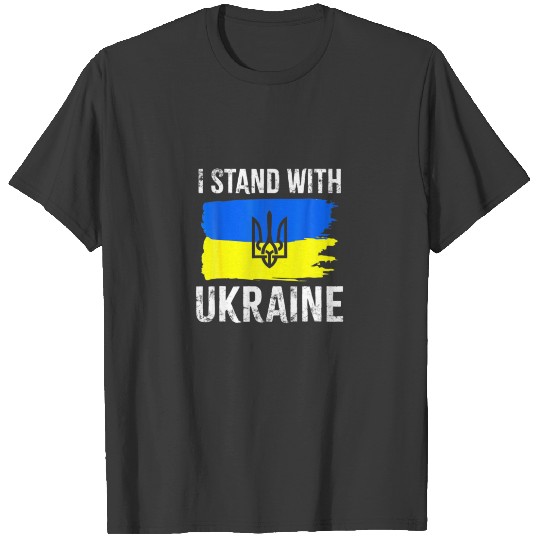 I Stand With Ukraine Pray For Ukraine Support Ukra T-shirt