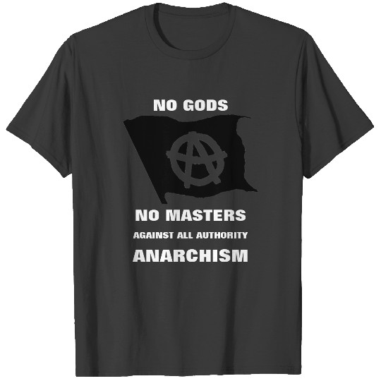 no gods no masters red T-shirt