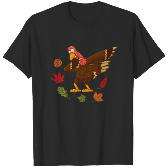 Discover Dabbing Turkey Dabbing Thanksgiving Turkey Day Cos T-shirt