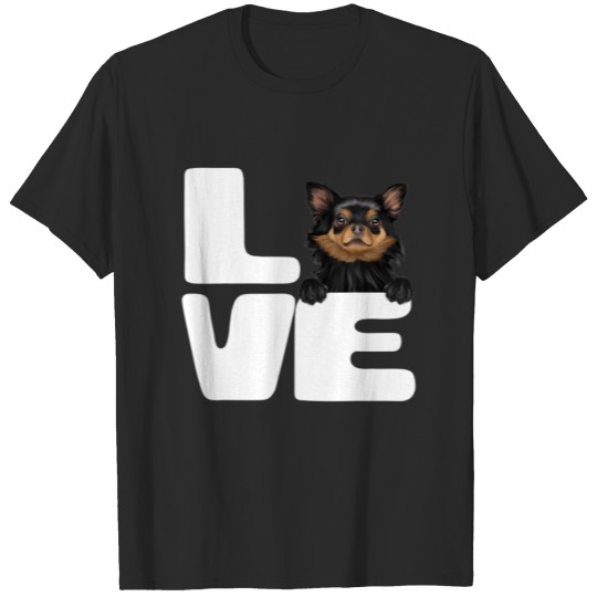 Discover I Love My Black Chihuahua Dog Lover T-shirt