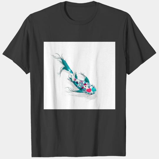 Watercolor koi fish T-shirt