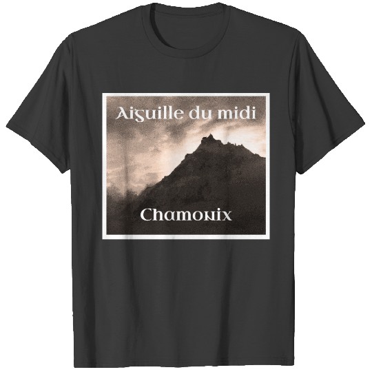 Aiguille du Midi, Mont Blanc Mountain T-shirt
