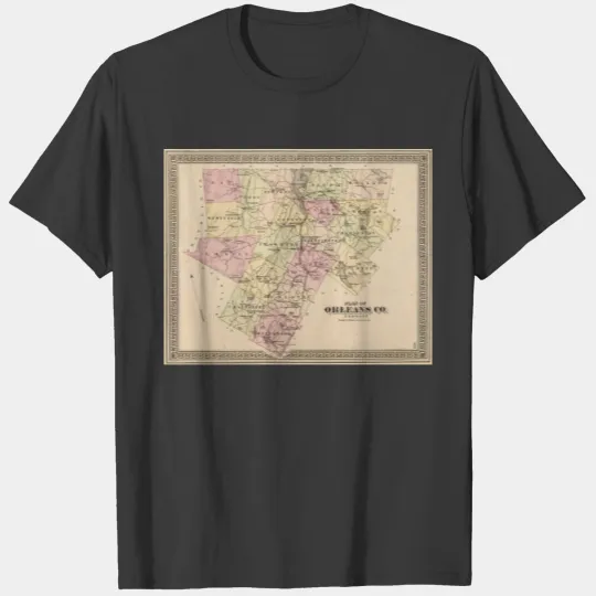 Plan of Orleans Company in Vermont T-shirt
