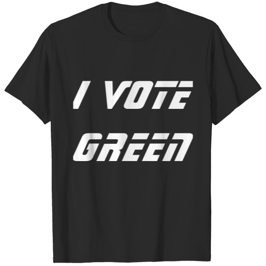 Discover I vote green T-shirt
