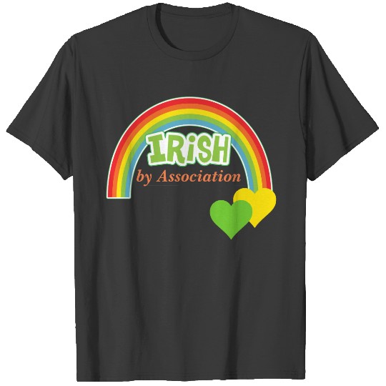 Irish By Association Rainbow Heart T-shirt
