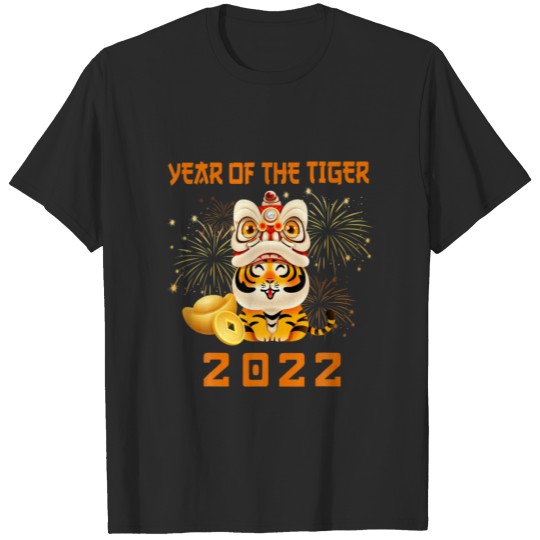 Discover Happy Lunar New Year 2022 Year Of The Tiger Cute C T-shirt