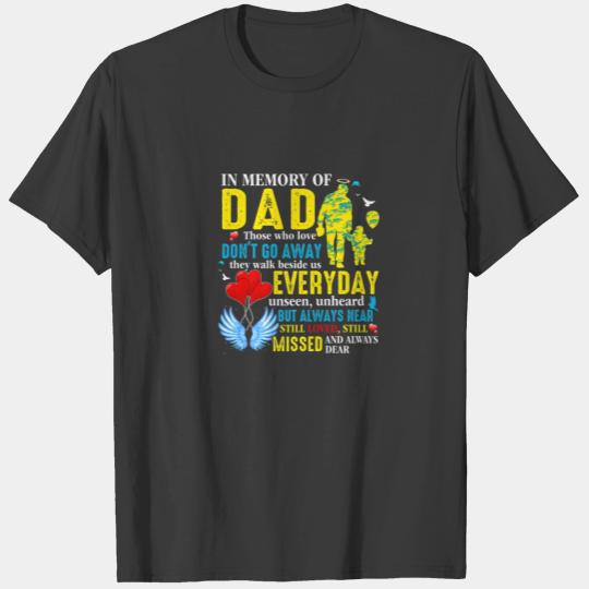 In Loving Memory Of Dad In Heaven, My Dad My Guard T-shirt