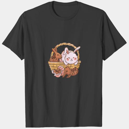 Chocolate Easter Bunny Design For Easter Sunday Ea T-shirt