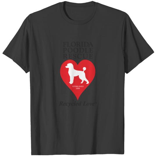 Florida Poodle Rescue women's zip-front T-shirt