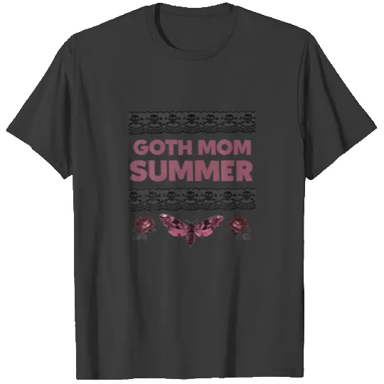 Goth Mom Summer Grunge Aesthetic Wiccan Mom Pagan T-shirt
