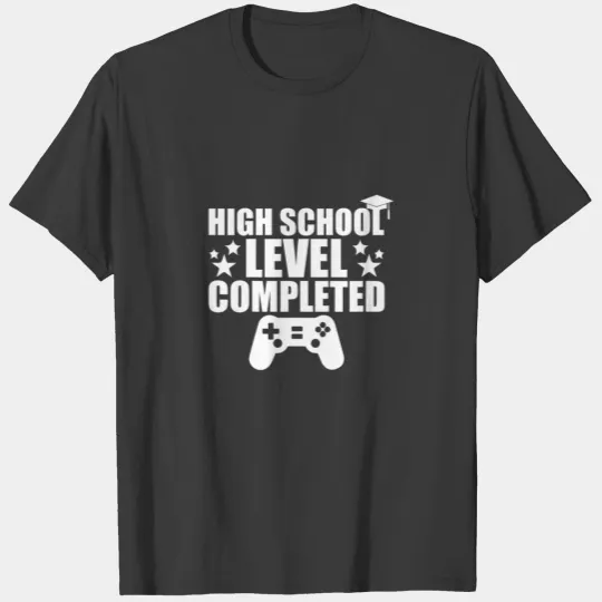 Kids High School Level Completed! High School Game T-shirt