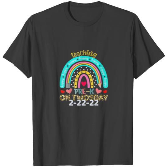 Teaching Pre-K On Twosday 2-22-2022 Twosday 2022 R T-shirt