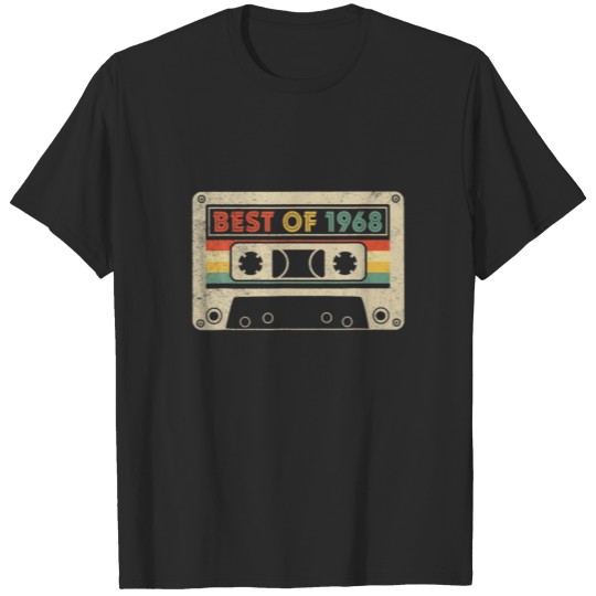 Retro Best Of 1968 Cassette Tape 54Th Birthday Dec T-shirt