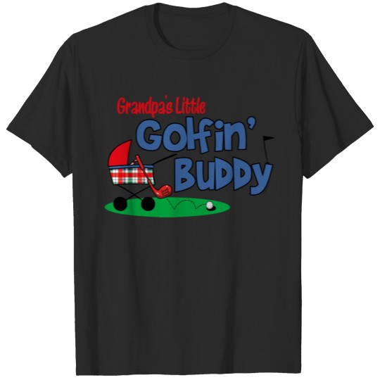 Discover Grandpa's Little Golfin' Buddy T-shirt