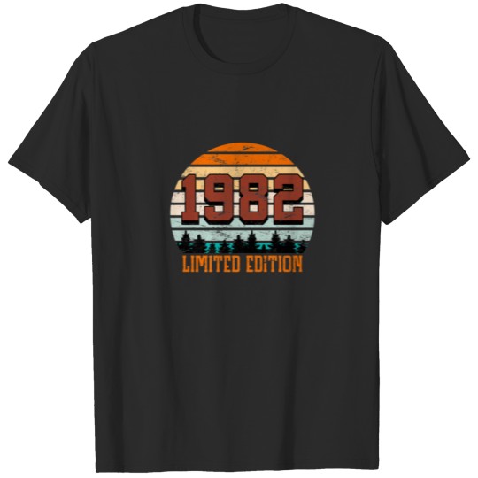 1982 Limited Edition 40Th Birthday 40 Years T-shirt