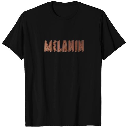 Melanin - Afro Black Woman Afrocentric Queen T-shirt
