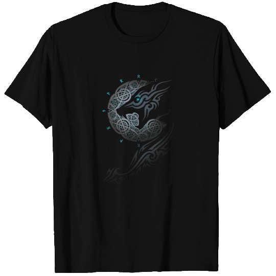 Face Wolf , Wolf Moon T-shirt