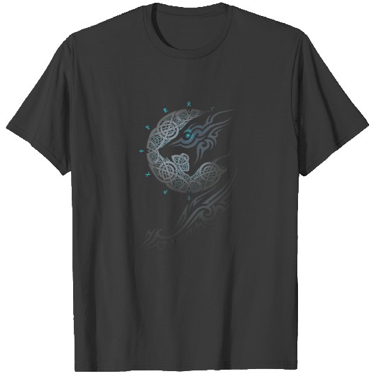 Face Wolf , Wolf Moon T-shirt
