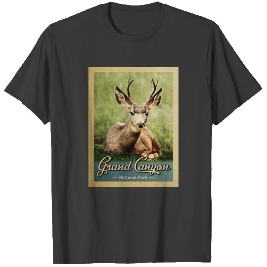 Grand Canyon National Park Deer Vintage T-shirt
