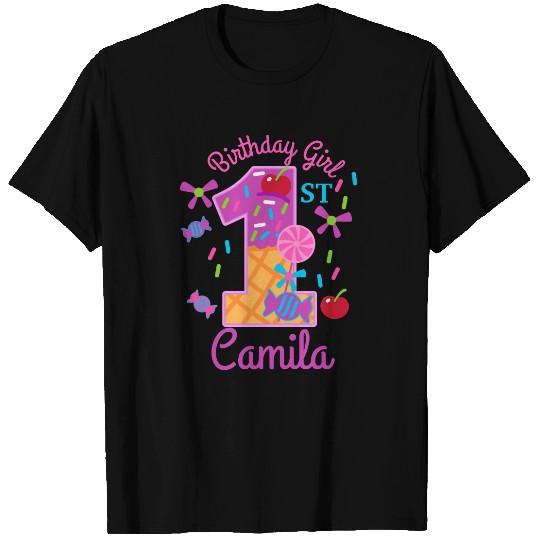 Candyland First Birthday lollipop T-shirt