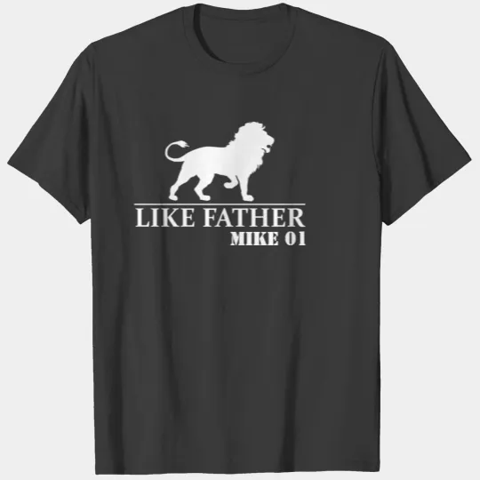 Lion Father, Customized Father-Son Matching T-shirt