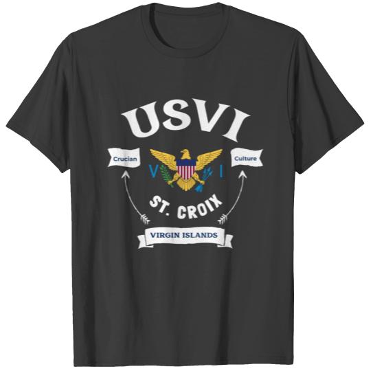 US Virgin Islands Flag St. Croix USVI Tropical  Sleeveless T-shirt