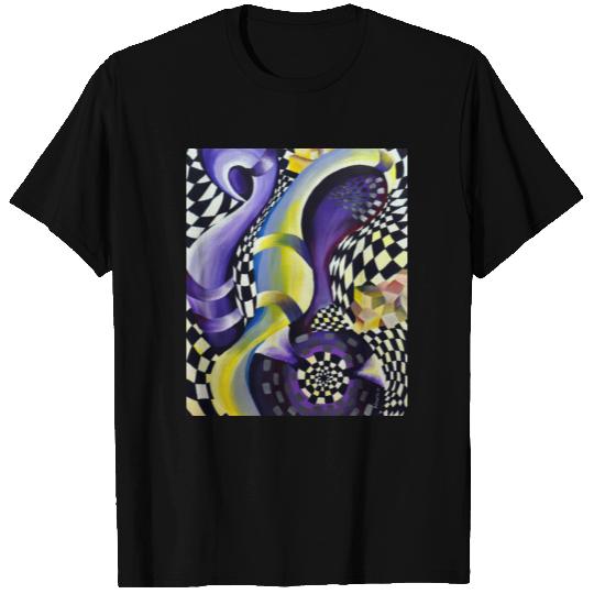 I need space - optical illusion design T-shirt