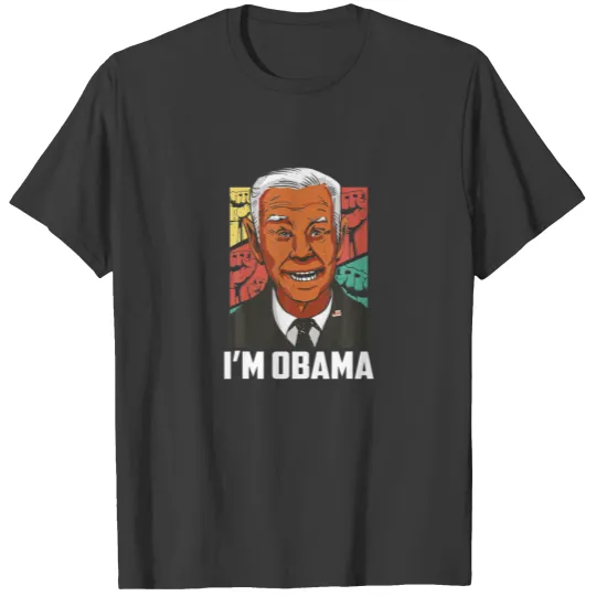 Junenth Confused Black Biden I'm Obama Dad Fathers T-shirt