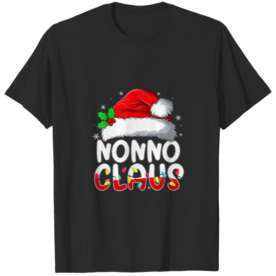 Discover Nonno Funny Christmas Party Claus Matching Family T-shirt