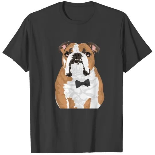 Gentleman English Bulldog  for Dog Lovers T-shirt