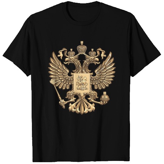 Gold Russian Coat of Arms T-shirt
