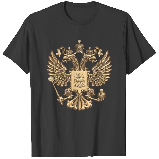 Gold Russian Coat of Arms T-shirt