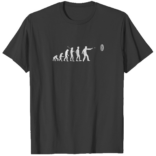 Discover Evolution Dart Player Funny Darts Sport Father's D T-shirt
