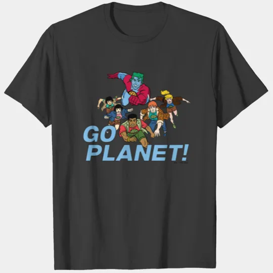 Captain Planet and the Planeteers - Go Planet! T-shirt