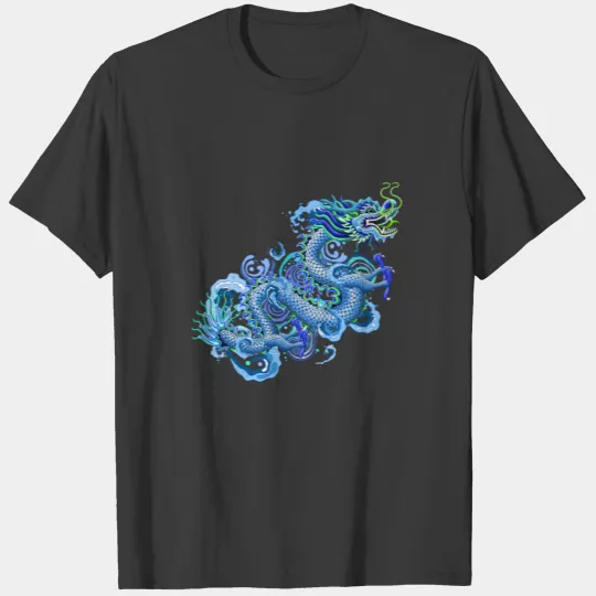 Large Blue Dragon T-shirt
