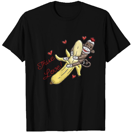 Sock Monkey Valentine Merchandise T-shirt