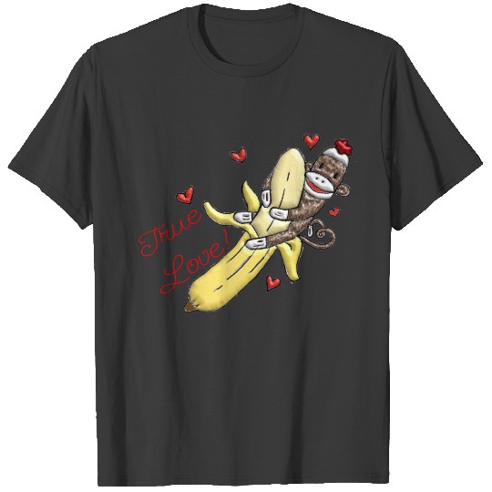 Sock Monkey Valentine Merchandise T-shirt