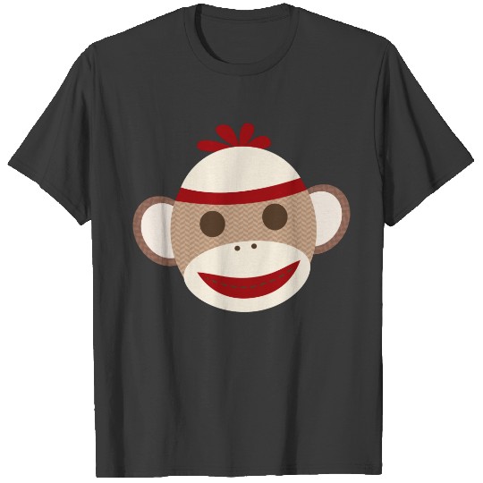 Sock Monkey  for Men T-shirt