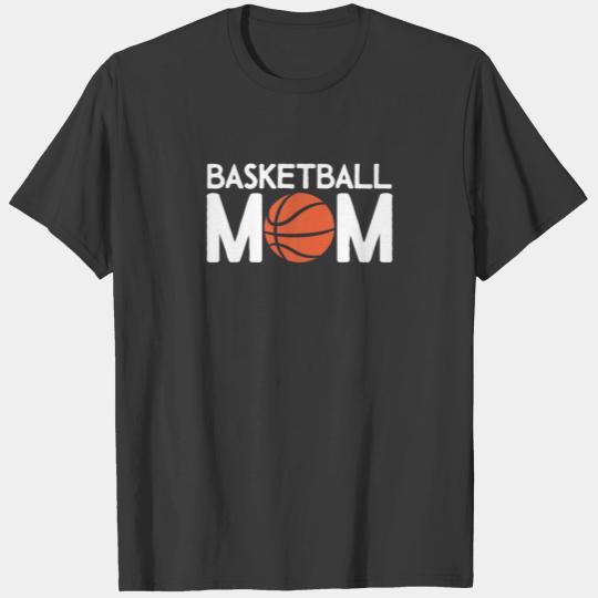 Basketball Mom Team Funny Mothers Day Game Coach F T-shirt